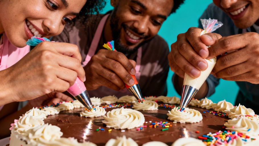 Collaborative Cake Free Creative Cake Decorating Image - Decorating, Cake, Frosting ...