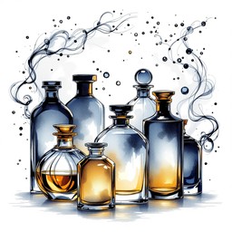 Free Mystical Bottle Collection Image - Bottle, Glass, Ethereal ...
