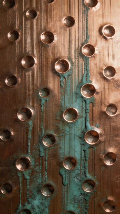 Free Oxidized Copper Texture Image - Copper, Metal, Texture | Download ...