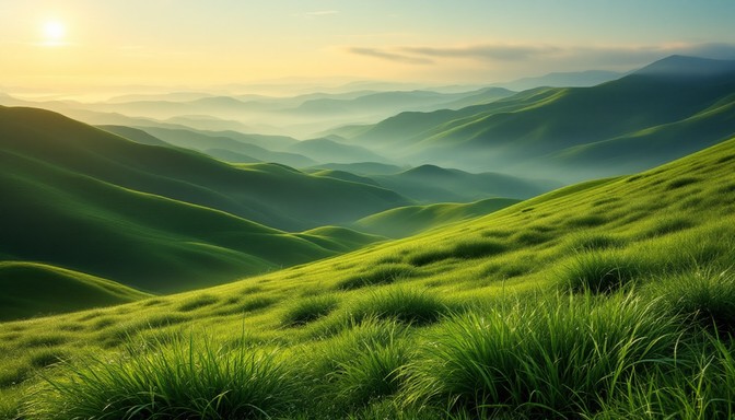Free Rolling Green Hills Image - Hills, Green, Landscape | Download at ...