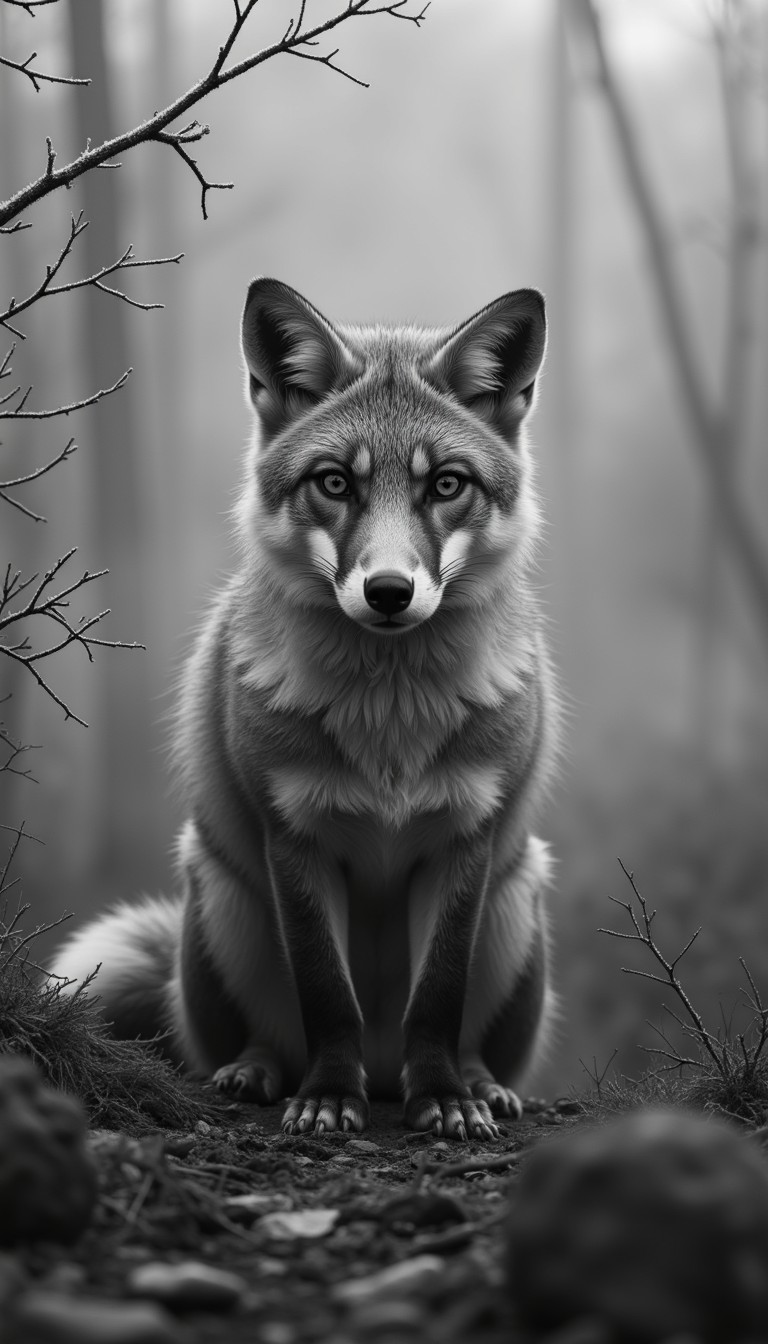 Free Misty Fox Portrait Image - Fox, Wildlife, Forest | Download at ...