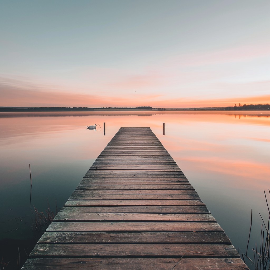 Free Tranquil Lake Pier Image - Tranquility, Pier, Lake | Download at ...