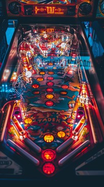 Pinball Machine Tabletop Background Free Arcade pinball machine Image - Arcade, Pinball, Neon | Download at ...