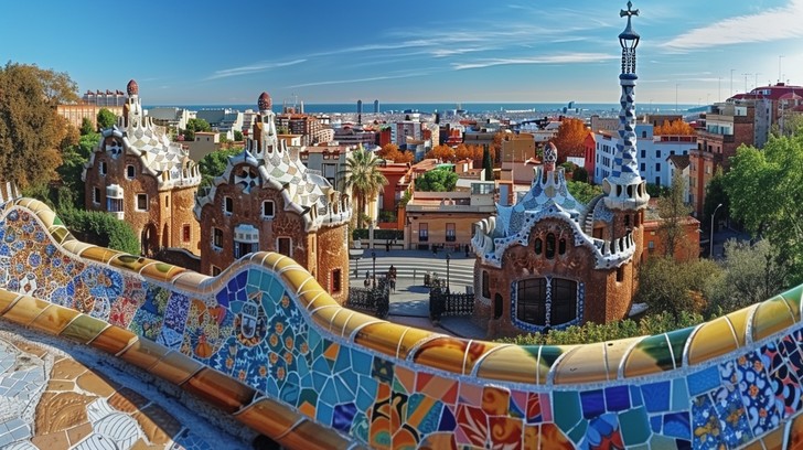 Free Iconic Park View Image - Mosaic, Architecture, Park | Download at ...