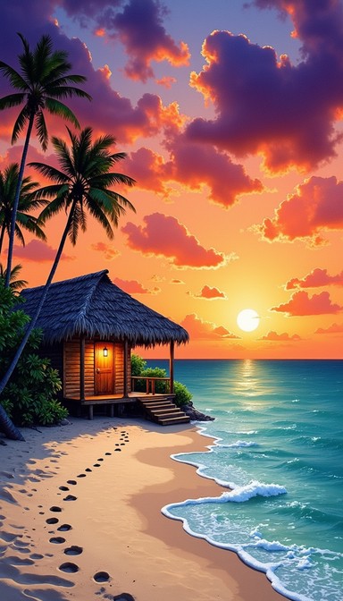Free Sunset Beach Serenity Image - Sunset, Beach, Tropical | Download ...