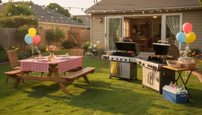 Free Summer Barbecue Ready Image - Backyard, Barbecue, Summer ...