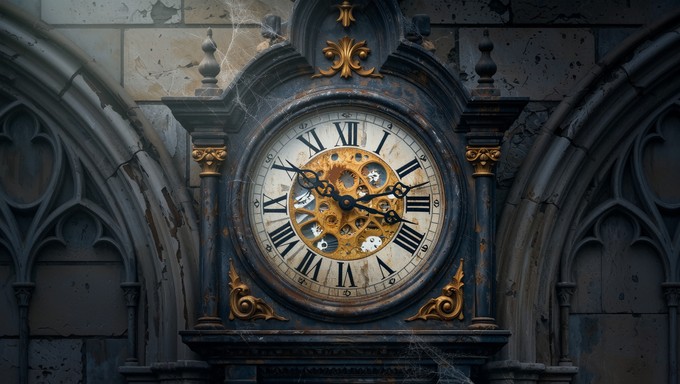 Forever Time Clock Free Time Decays Forever Image - Clock, Rust, Decay | Download at StockCake