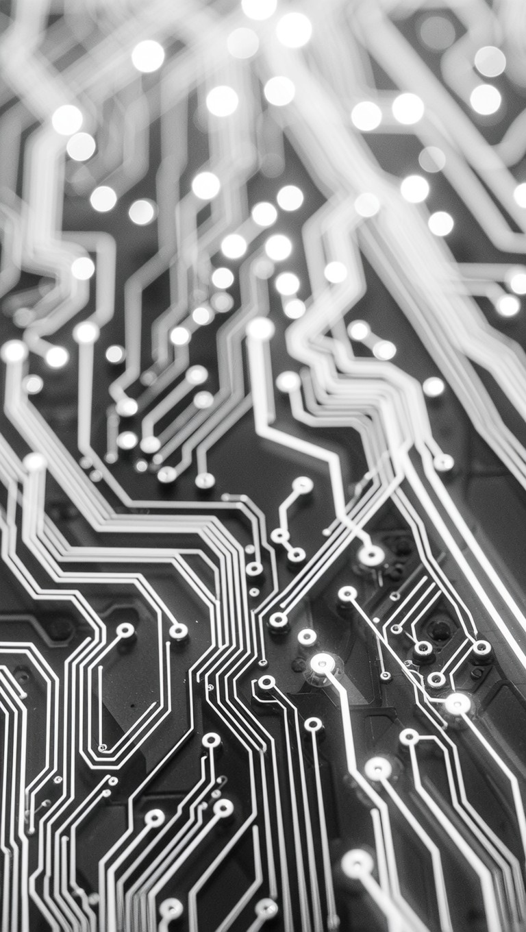 Free Technology Rising Upward Image - Technology, Circuit, Geometric ...