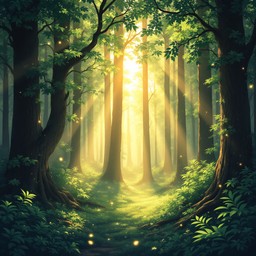 Free Enchanted Forest Path Image - Forest, Sunbeams, Path | Download at ...