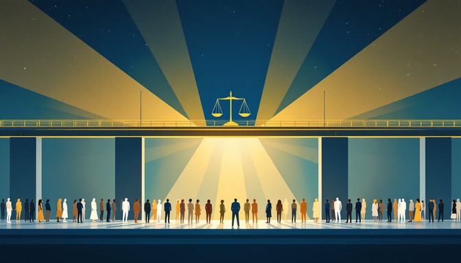 Free Justice Illuminates All Image - Justice, Bridge, Equality ...