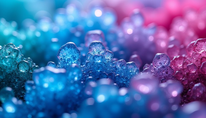 Free Prismatic Blue Magenta Image - Macro, Droplets, Blue | Download at ...