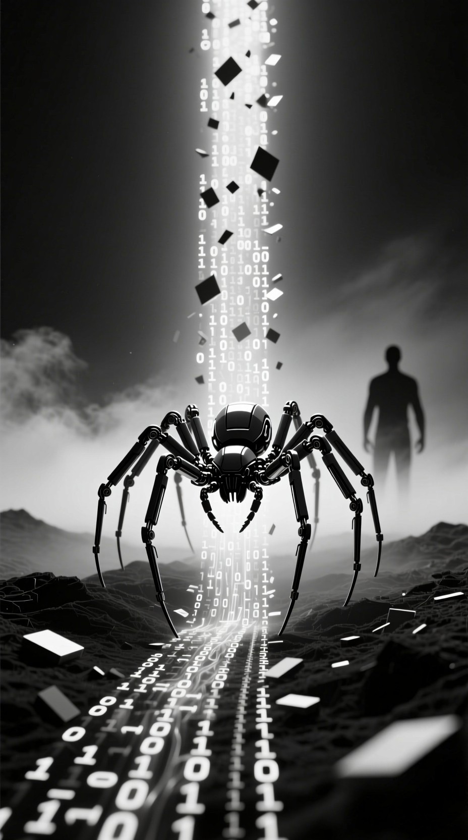 Free Digital Predator Ascending Image - Spider, Digital, Binary ...