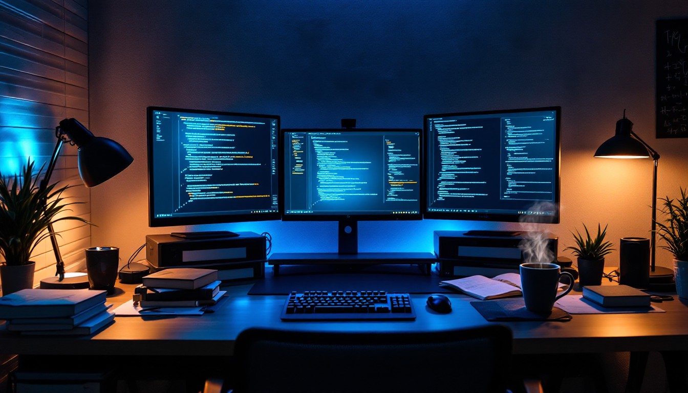 Free Programming Battle Station Image - Programming, Coding, Workspace ...