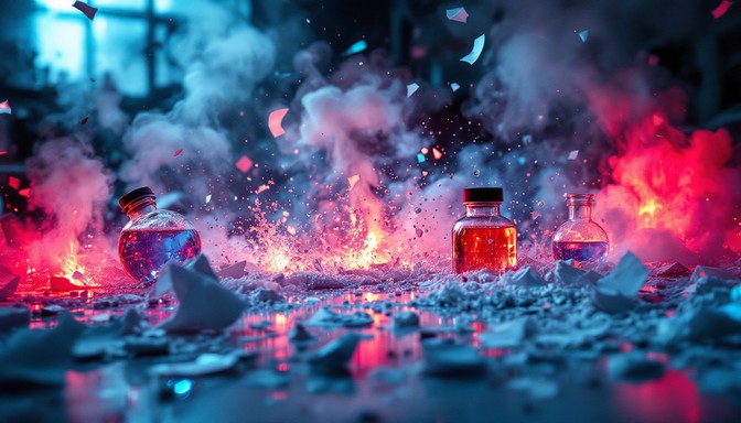 Free Experimental Disaster Glows Image - Laboratory, Experiment, Smoke ...