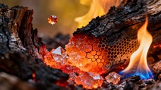 Fire Crystal Texture Free Fire Crystal Landscape Photo - Fire, Flames, Embers | Download at ...