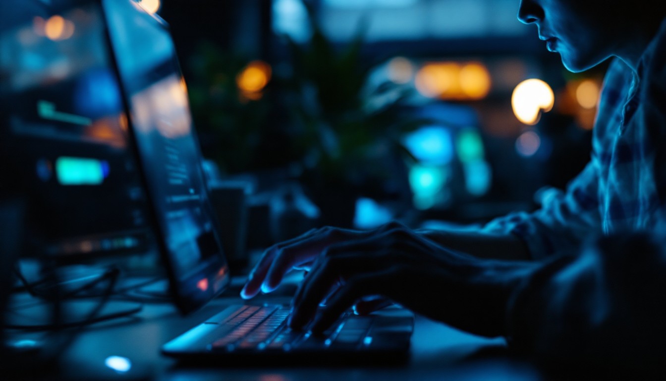 Free Midnight Digital Work Image - Digital, Technology, Cybersecurity ...