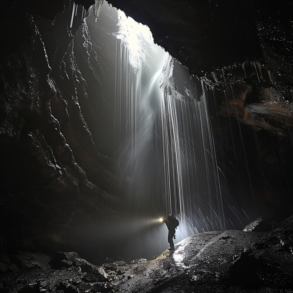 Free Cave Exploration Moment Photo - Exploration, Adventurer, Sunlight ...