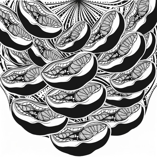 Free Blackwork Bean Tattoo Image - Blackwork, Tattoo, Beans | Download ...