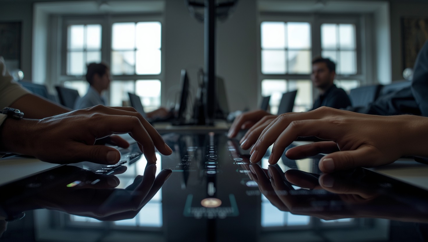 Two Hand Computer Controlls Free Hands Control Technology Image - Touchpad, Workspace, Hands ...