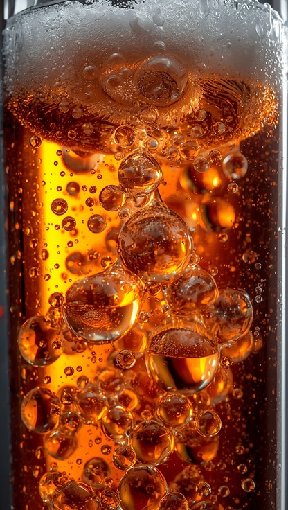 Free Sparkling Amber Fizz Image - Bubbles, Carbonation, Fizzy ...