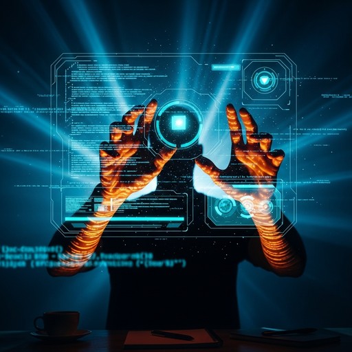 Free Holographic Code Interface Image - Holographic, Technology ...