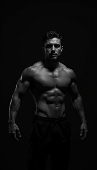 Free Strength in shadow Image - Strength, Monochrome, Muscular ...