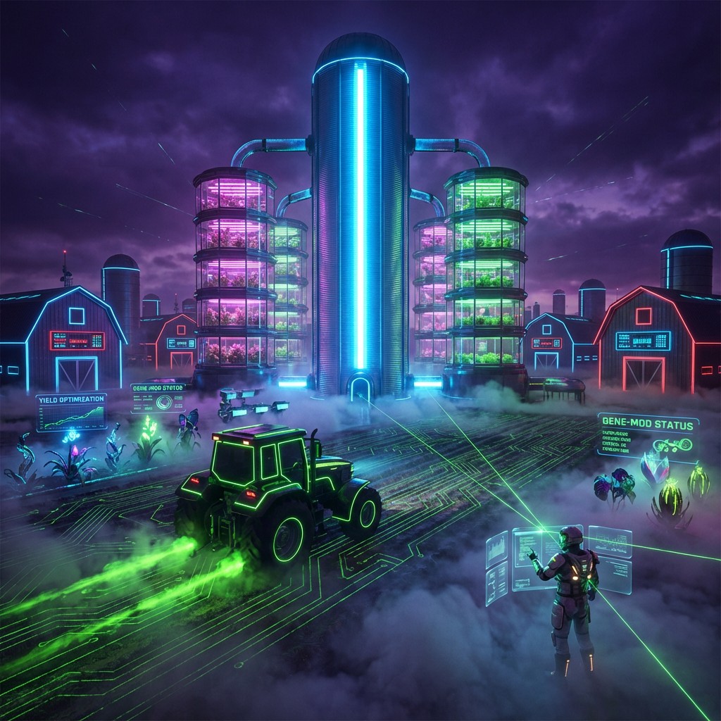 Free Cyberpunk Farm Future Image - Cyberpunk, Futuristic, Farm ...