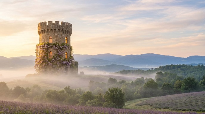 Free Misty Tower Dawn Image - Tower, Castle, Medieval | Download at ...