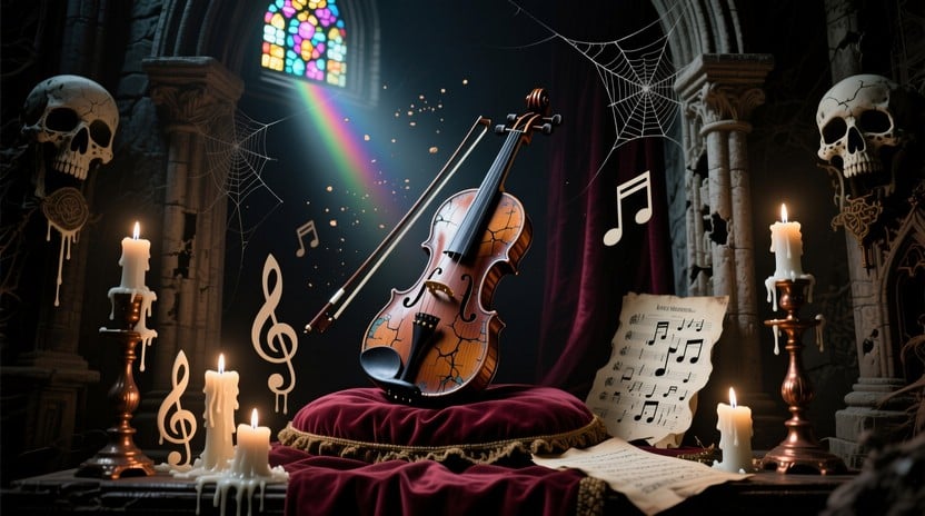 Free Haunted Violin Shrine Photo - Violin, Gothic, Cathedral | Download ...