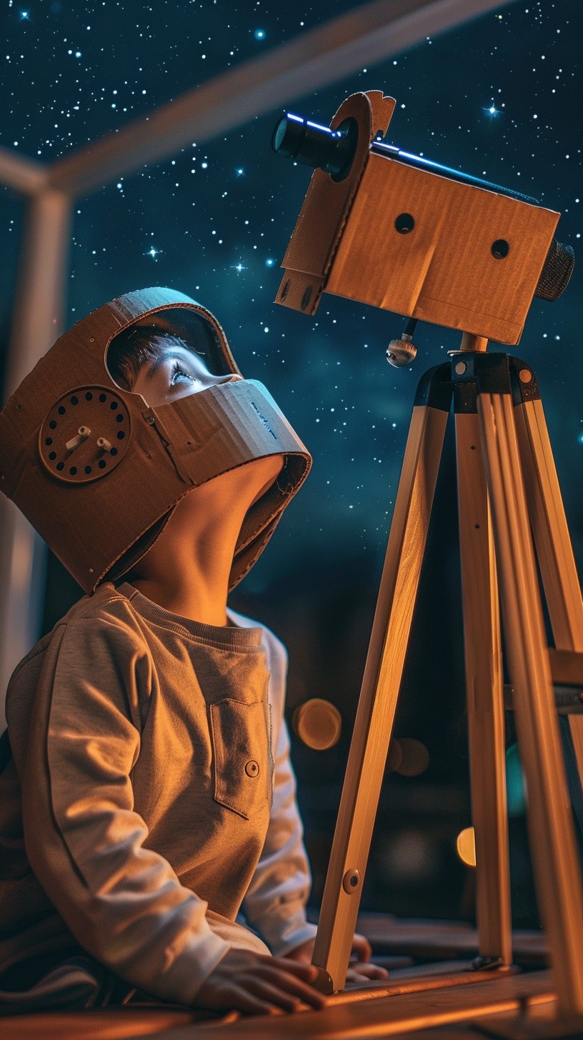 Free Stargazing Young Explorer Image - Child, Stargazing, Telescope ...