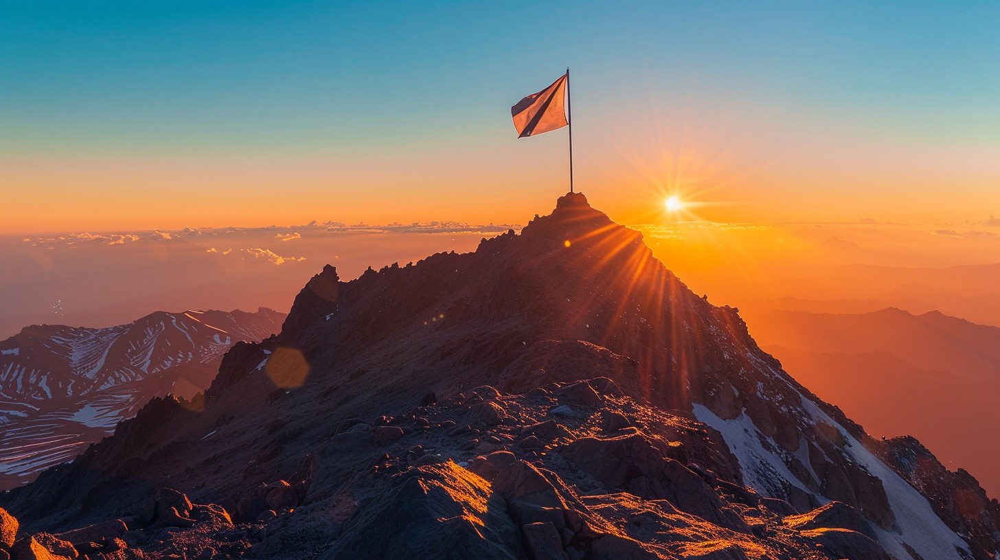 Mont Rouge Summit Free Sunrise Mountain Summit Image - Sunrise, Mountain, Summit ...