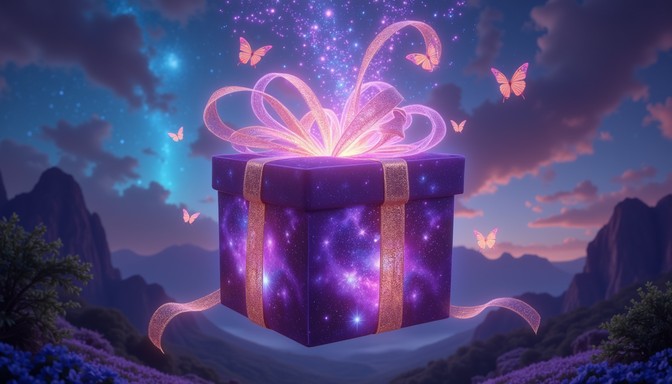 Free Cosmic Gift Portal Image - Magical, Galaxy, Gift | Download at ...
