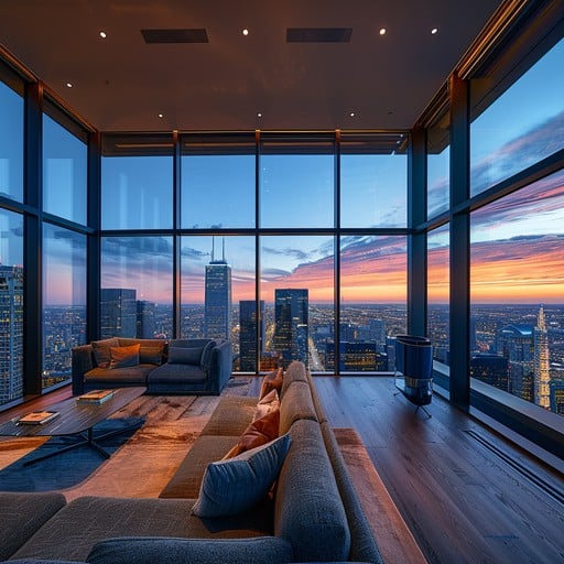 25 High Rise Apartment Living Room Decor Ideas - Elegant High-Rise Apartment Living