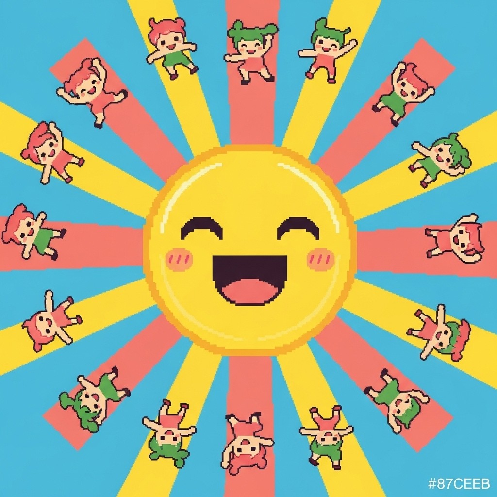 Free Radiant Pixel Joy Photo - Sunshine, Kawaii, Pixel | Download at ...
