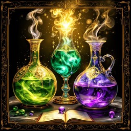 Free Magical Potion Laboratory Image - Alchemy, Potion, Magical ...