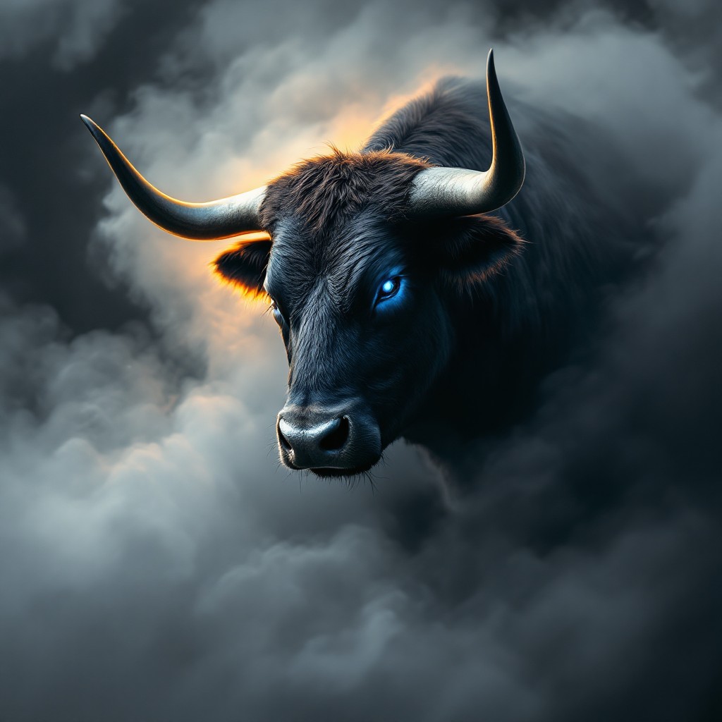 Free Mystic Bull Emerges Image - Bull, Mystic, Smoke | Download at ...