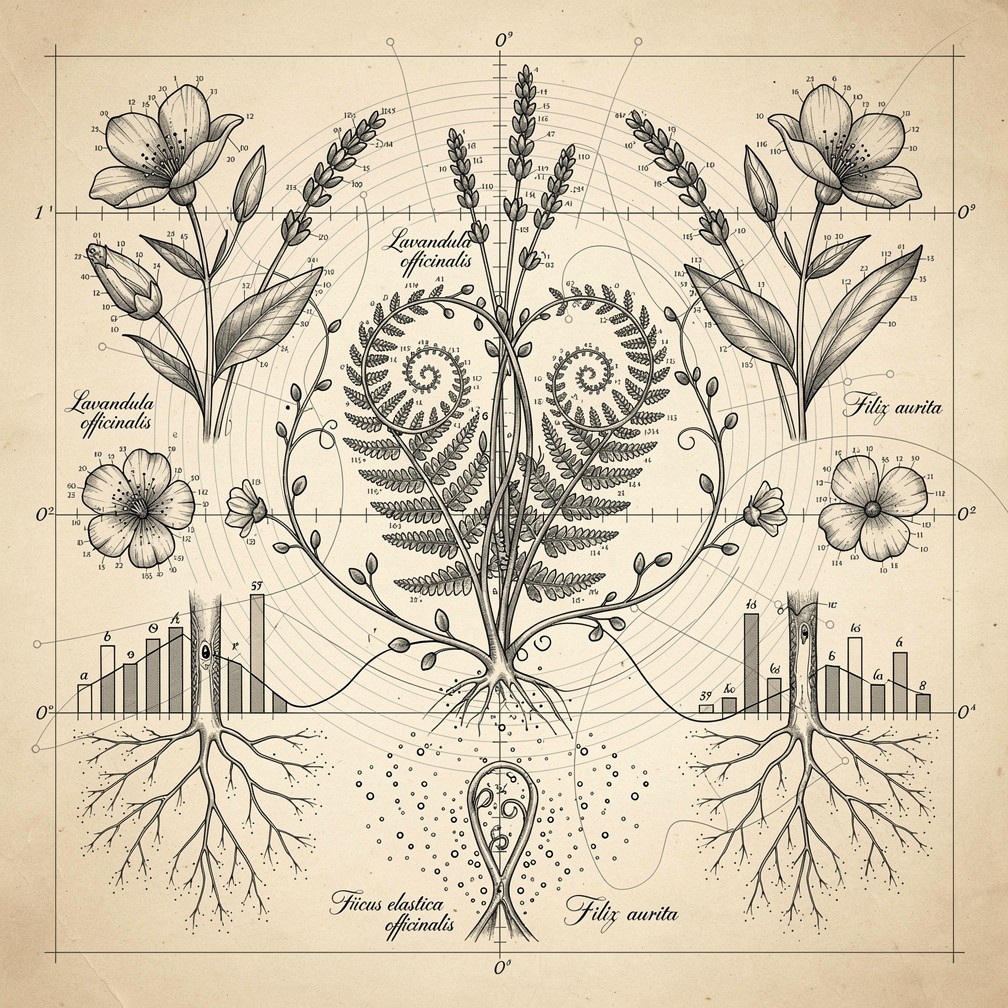 Free Botanical Data Art Image - Botanical, Tattoo, Scientific ...