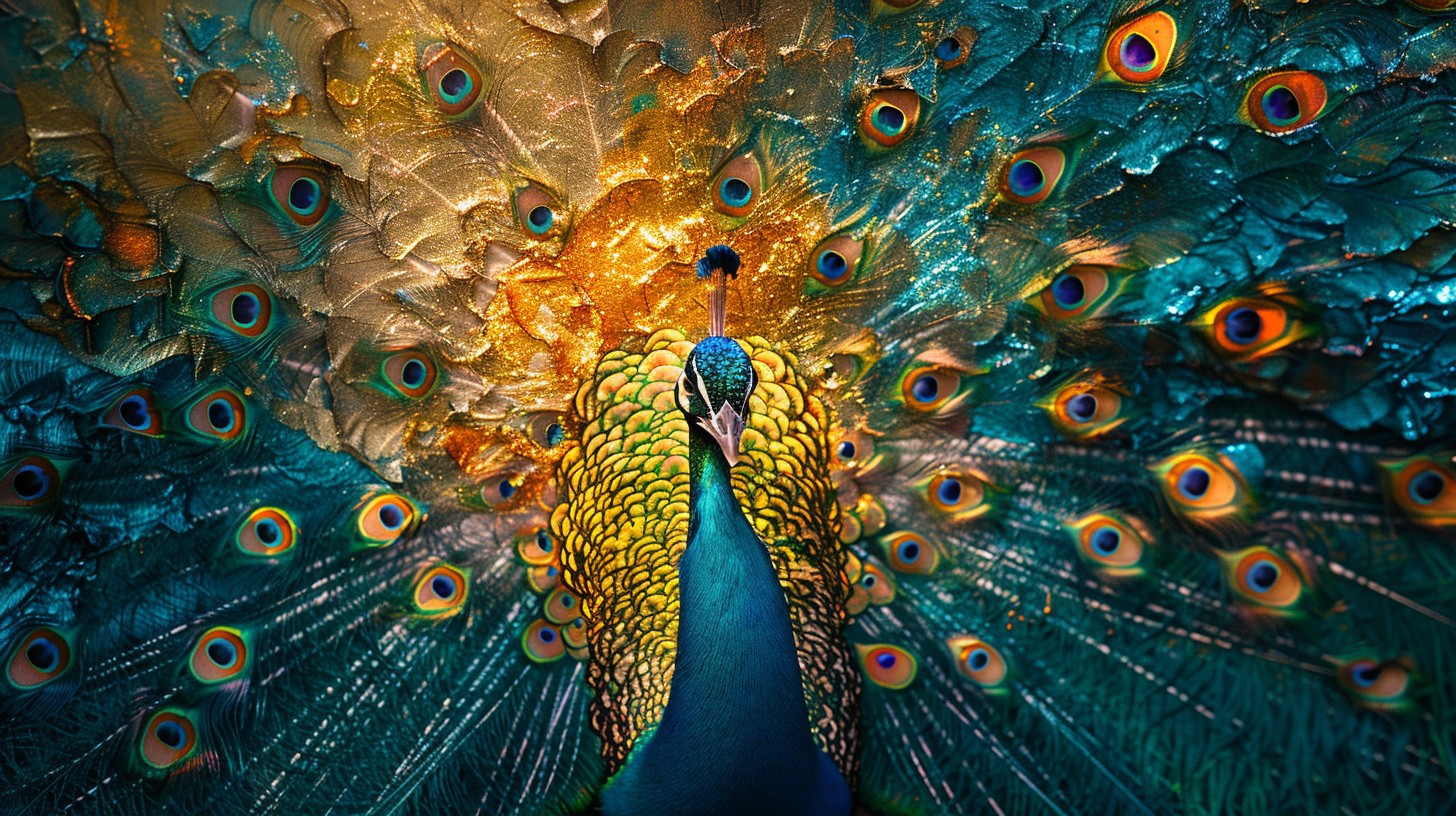 Free Peacock Splendor Display Image - Feathers, Plumage, Vibrant ...