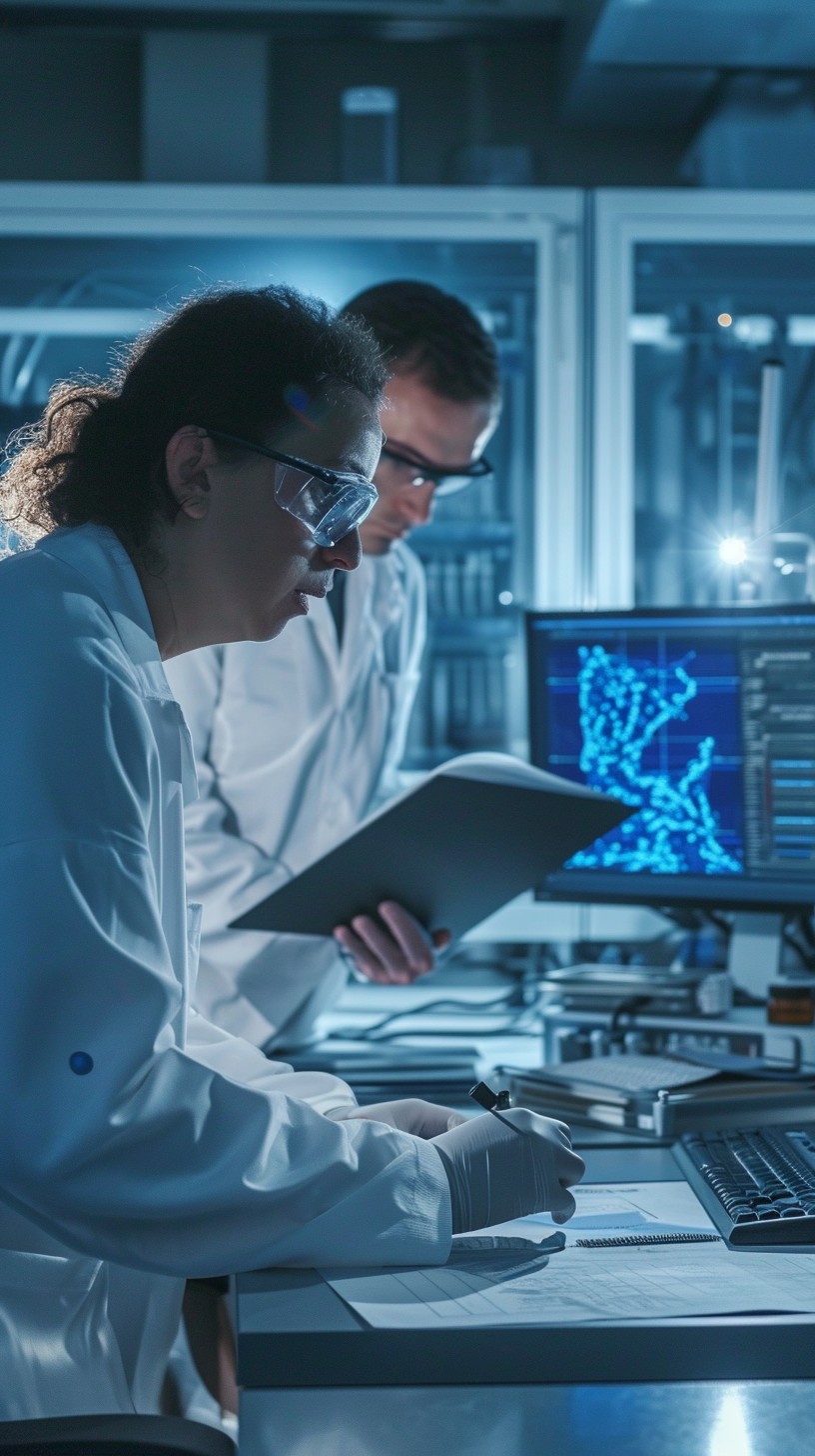 Free Scientists Analyzing Data Image - Scientists, Laboratory, Research ...