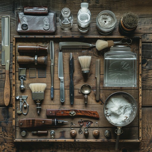 Tools That Use Razor Blades Free Vintage Grooming Kit Image - Vintage, Grooming, Kit | Download at ...