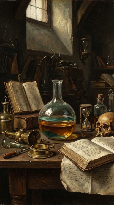 Free Alchemist at Work Image - Alchemy, Elder, Pouring | Download at ...