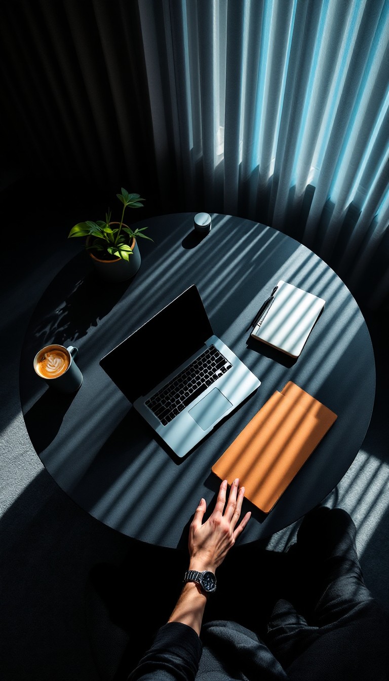 Free Productive Shadow Play Image - Workspace, Desk, Shadows | Download ...
