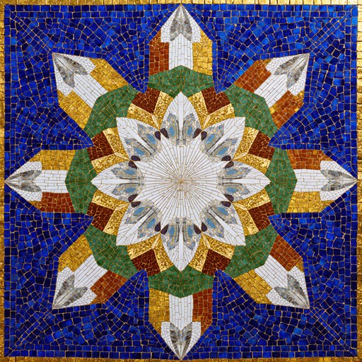 Free Radiant Mosaic Star Image - Mosaic, Geometric, Crystal | Download ...