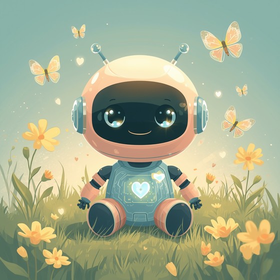 Free Cute Robot Friend Image - Robot, Cute, Kawaii | Download at StockCake
