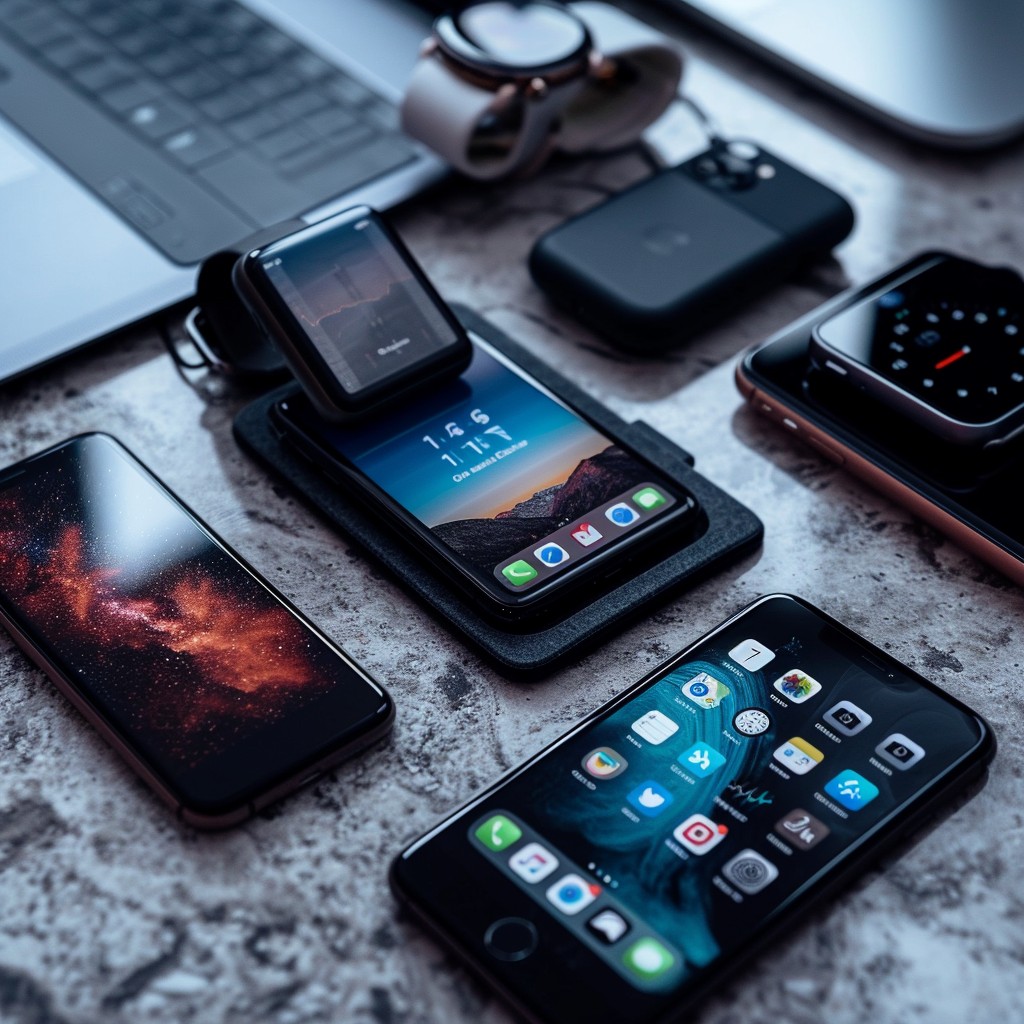 Free Tech Gadget Assortment Image - Technology, Smartphone, Laptop ...