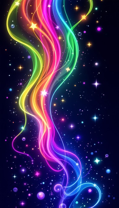 Download Neon Night Ribbons Stock Images for Free | StockCake