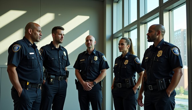 Free Officers in conversation Image - Police, Officers, Uniform ...