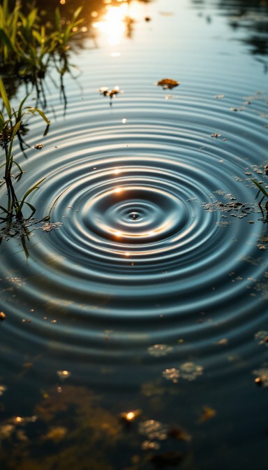 Free Rock creates ripples Image - Stone, Ripples, Water | Download at ...