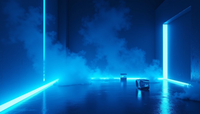 Free Electric Blue Void Image - Cyberpunk, Neon, Cyan | Download at ...