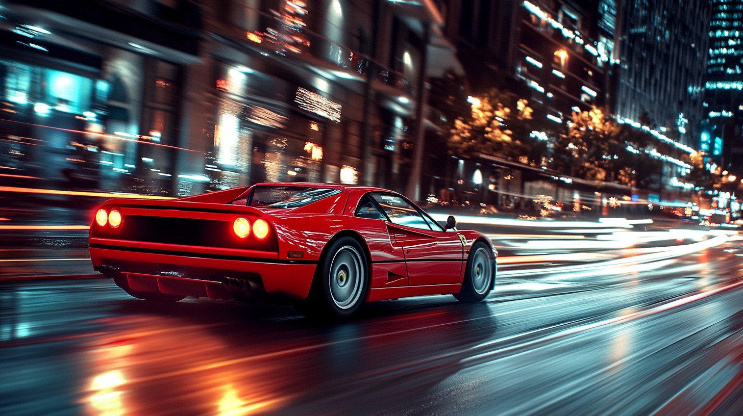 Free Speeding red car Image - Red, Sports, Car | Download at StockCake